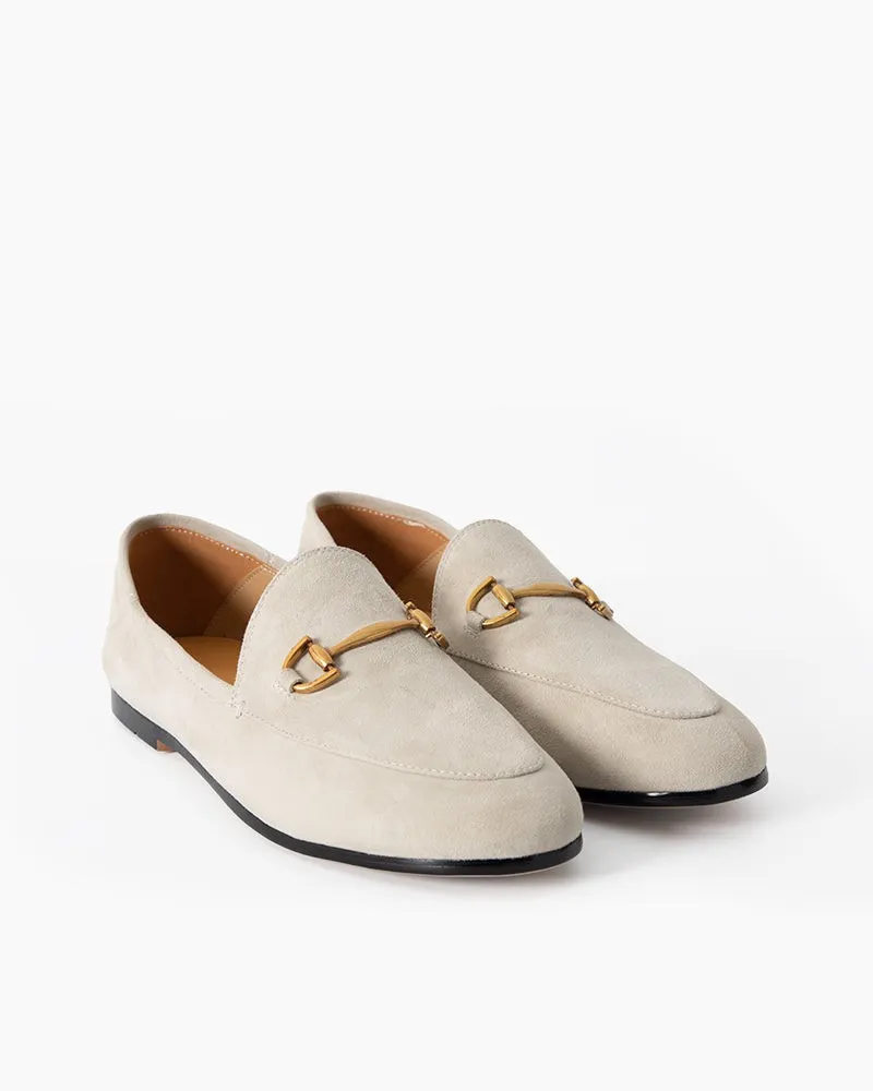 Alina Urban Elegance Suede Flat Loafers