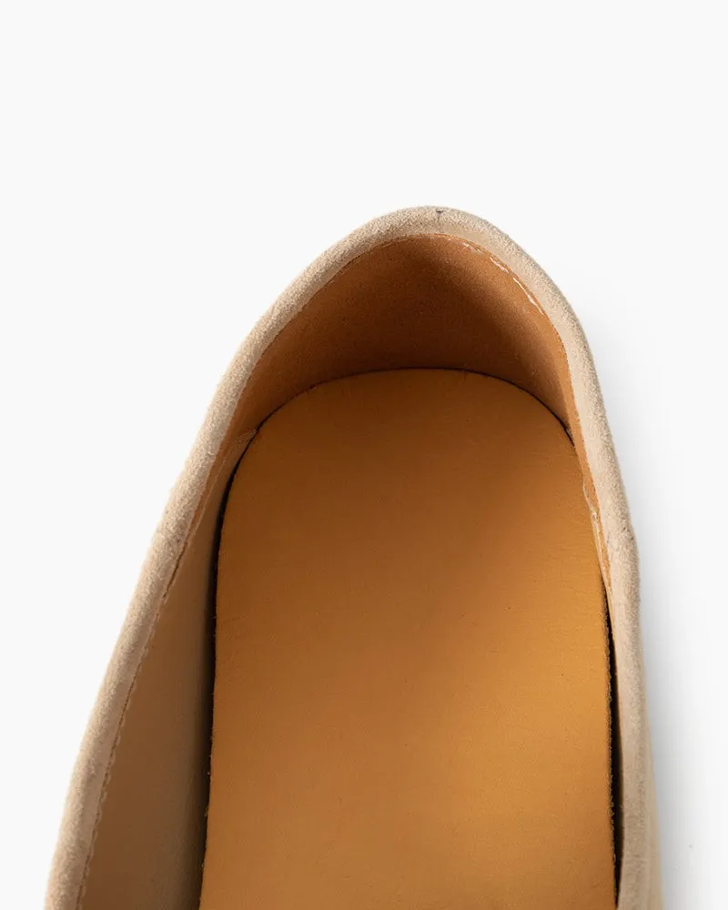 Alina Urban Elegance Suede Flat Loafers