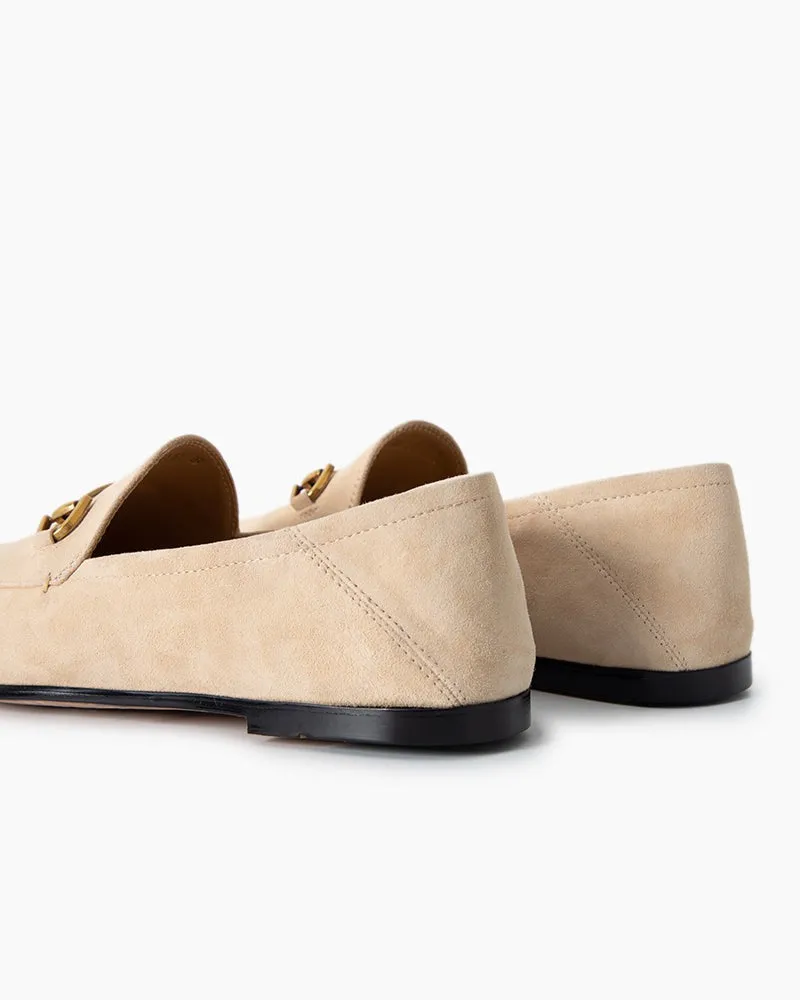 Alina Urban Elegance Suede Flat Loafers