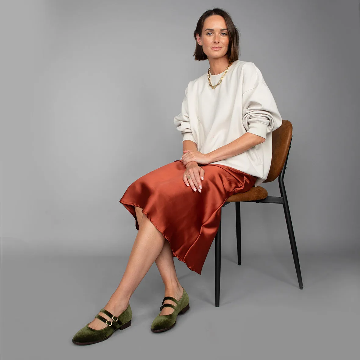Anya Velvet Green