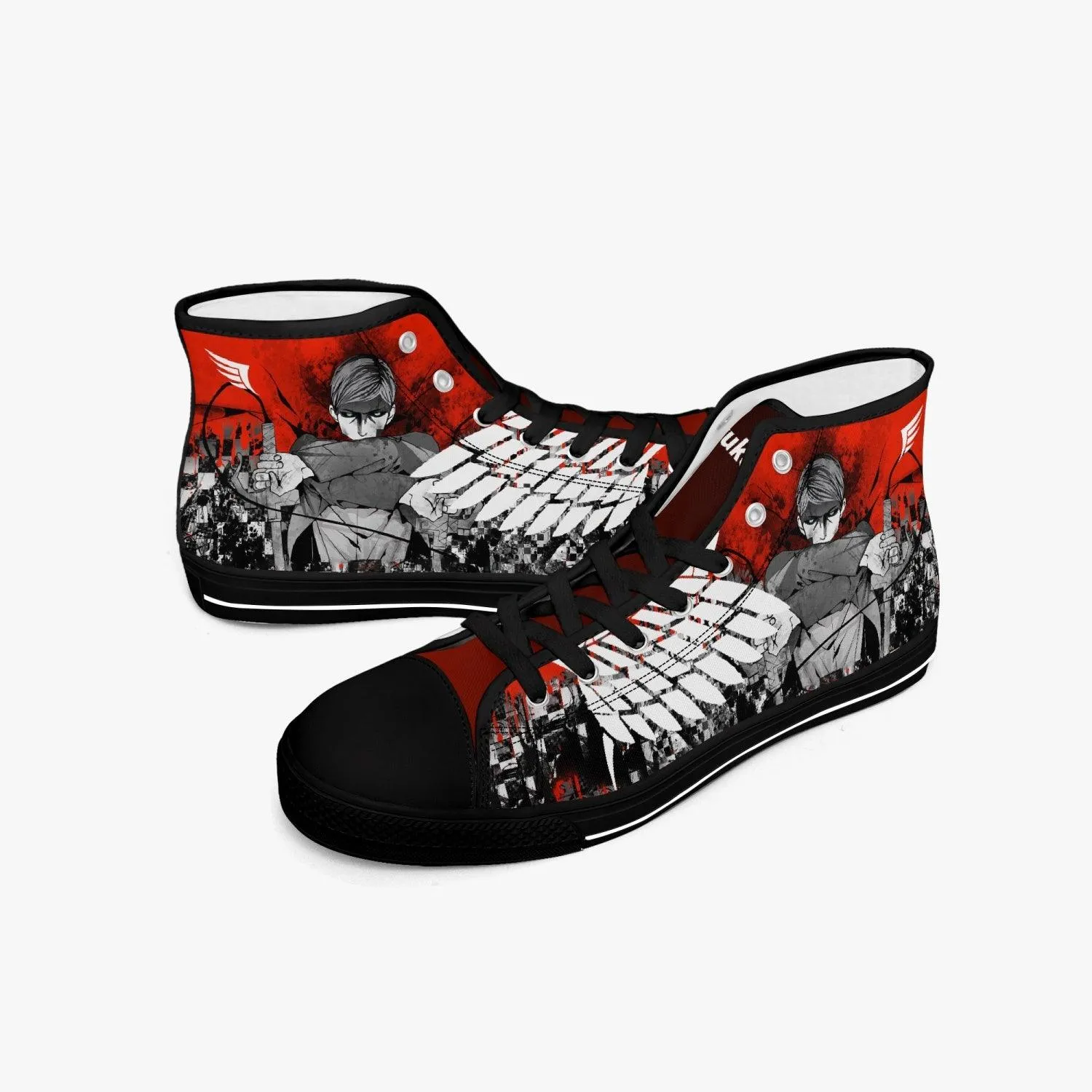 Attack On Titan Erwin Smith A-Star Mid Anime Shoes