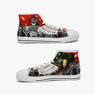 Attack On Titan Erwin Smith A-Star Mid Anime Shoes