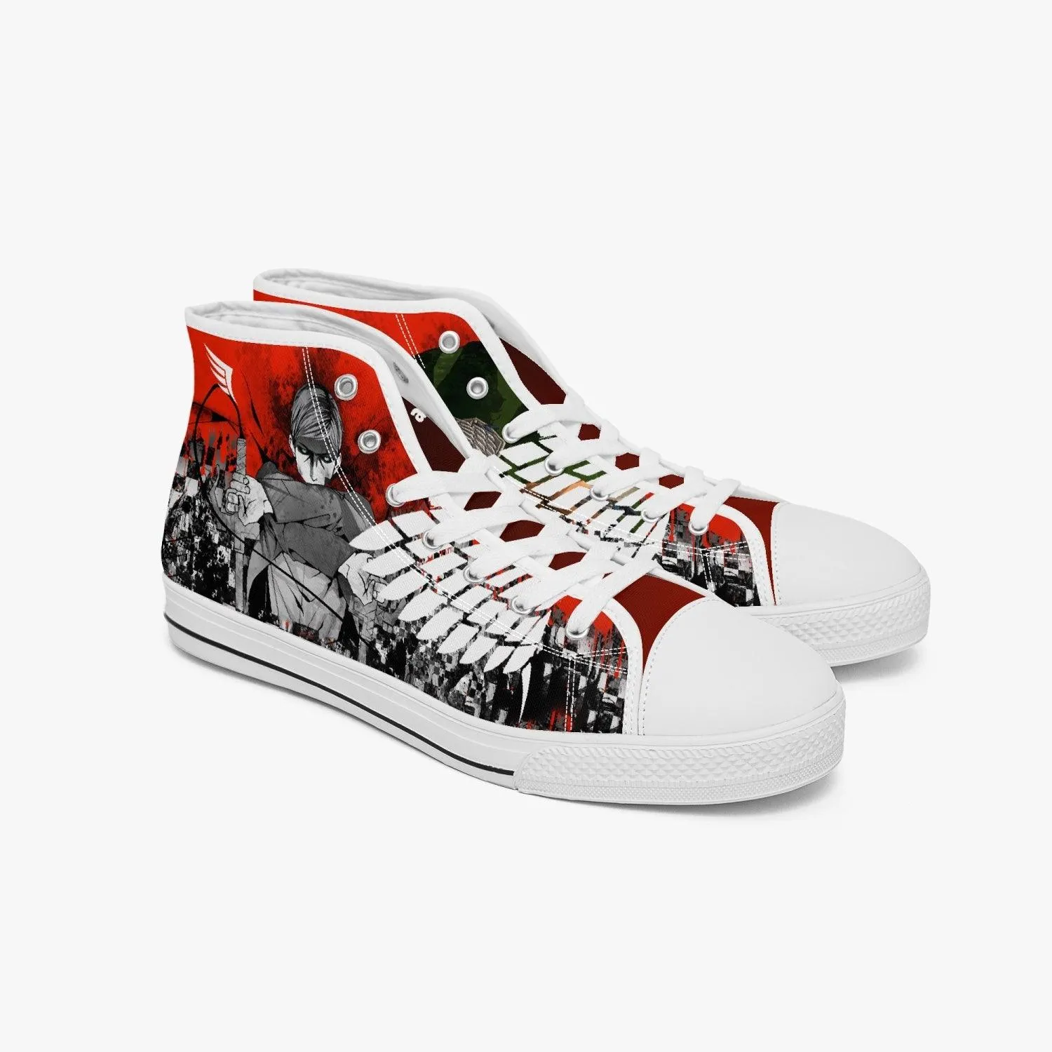 Attack On Titan Erwin Smith A-Star Mid Anime Shoes
