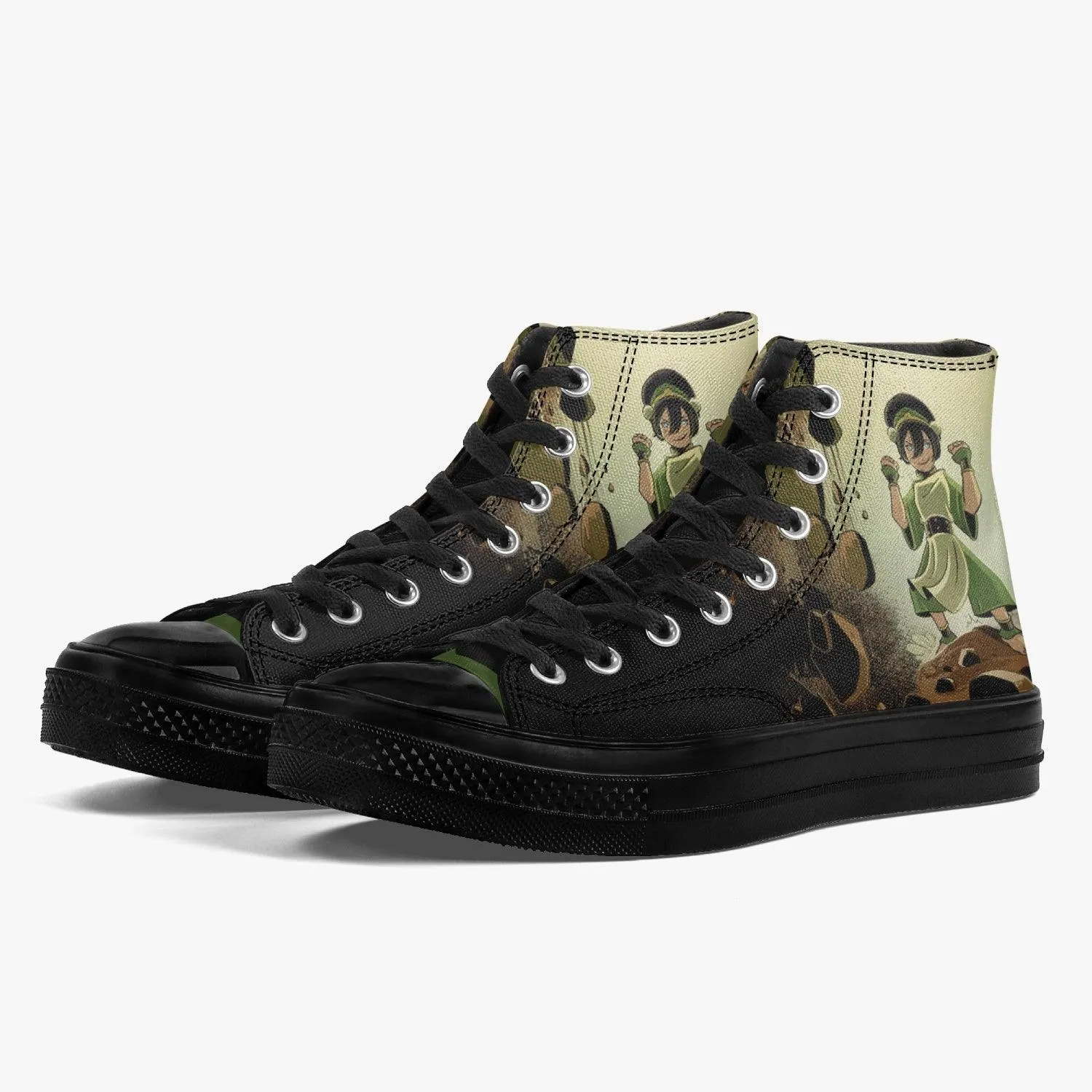 Avatar The Last Airbender Toph Beifong A-Star High Anime Shoes