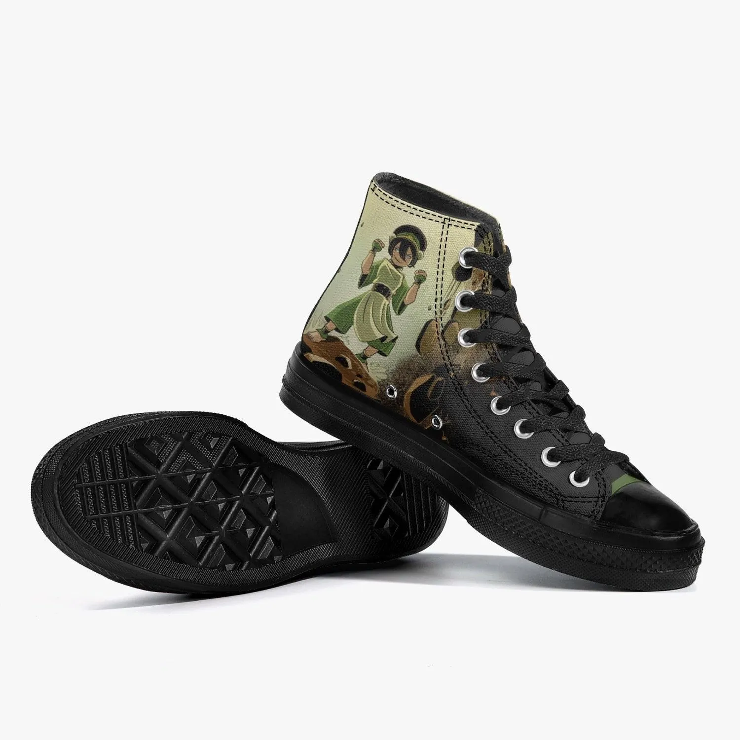 Avatar The Last Airbender Toph Beifong A-Star High Anime Shoes