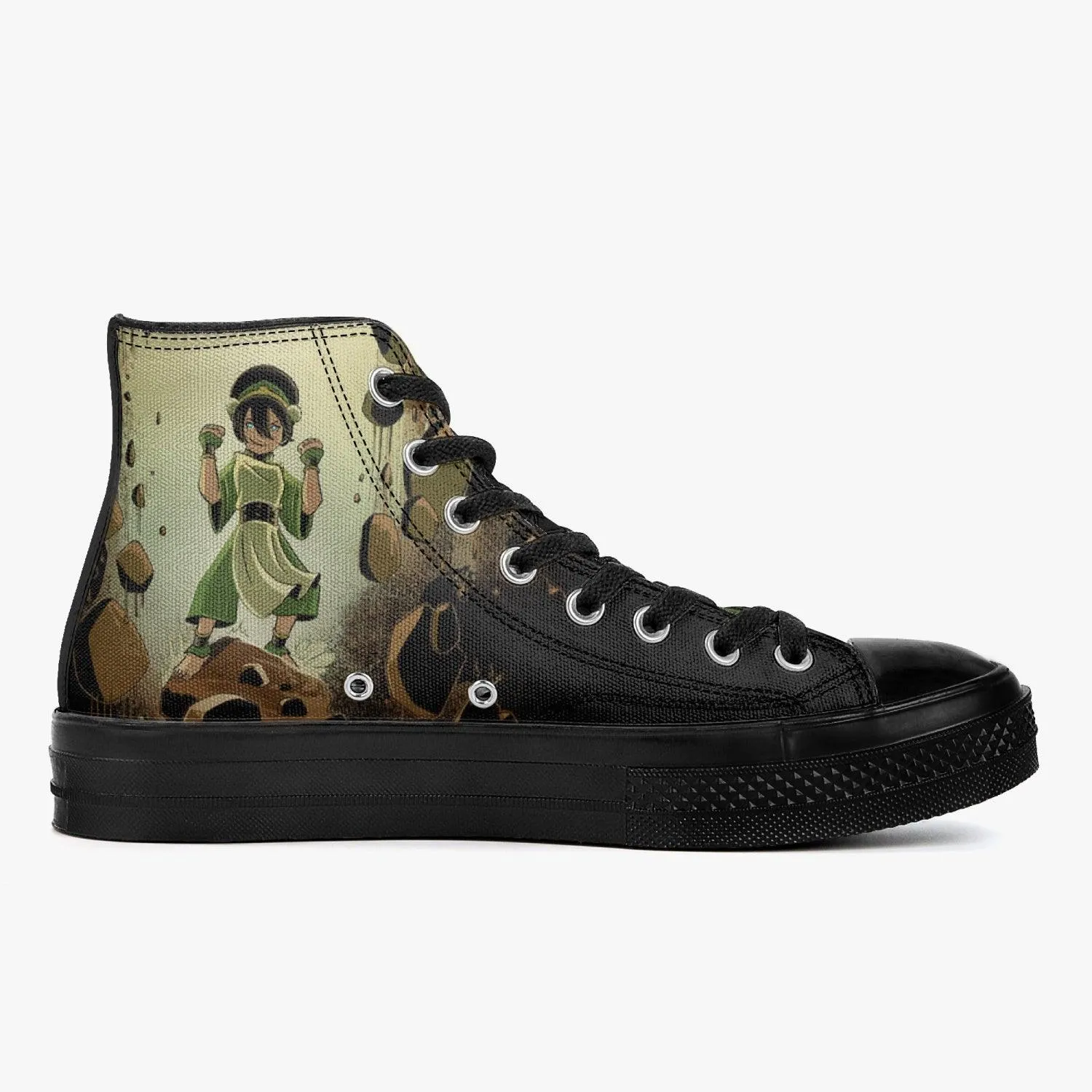 Avatar The Last Airbender Toph Beifong A-Star High Anime Shoes