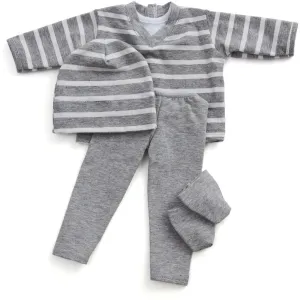 Baby Doll - Grey Striped Outfit