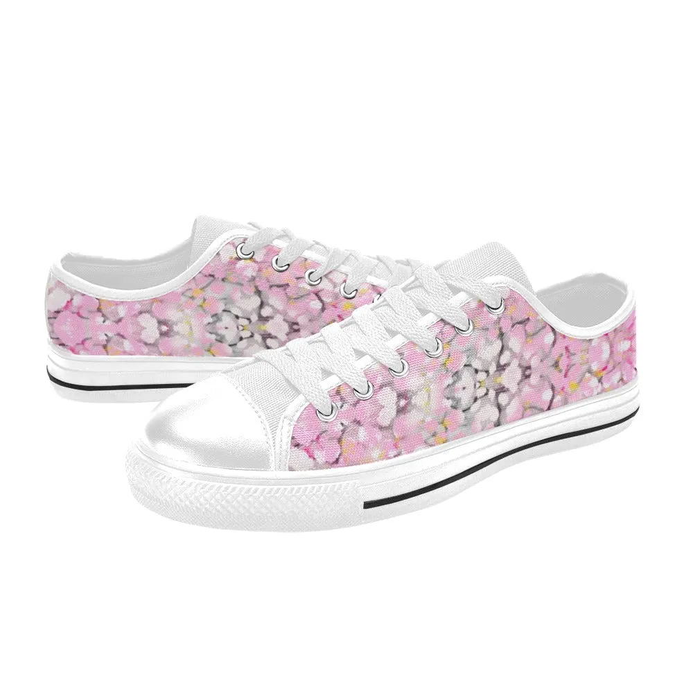 Baby Pink Leopard Plus Low Rise Women's Shoes up to size 12