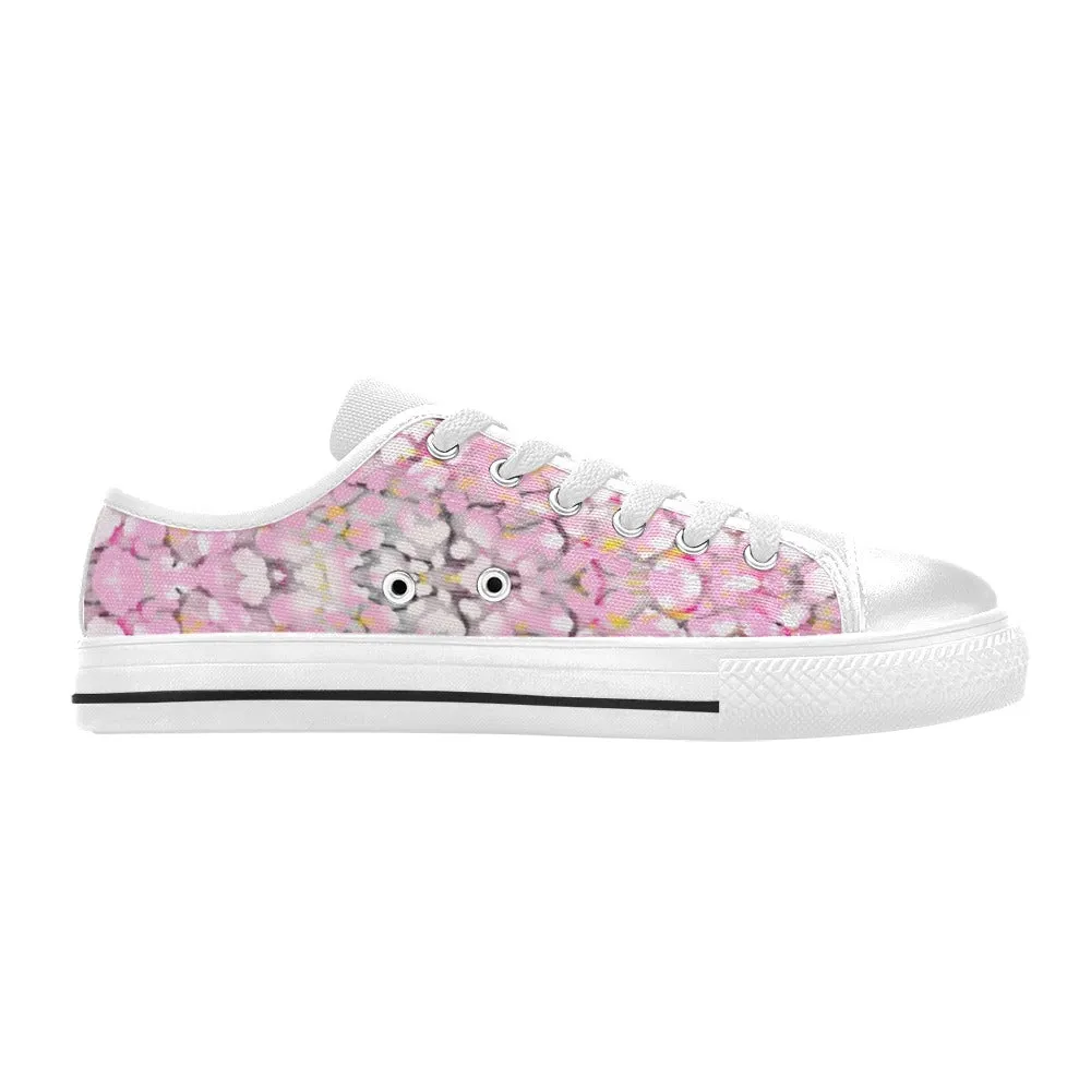 Baby Pink Leopard Plus Low Rise Women's Shoes up to size 12