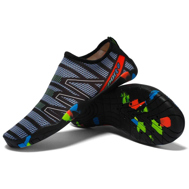 Barefoot Quick-Dry Yoga Water Shoes With Lines