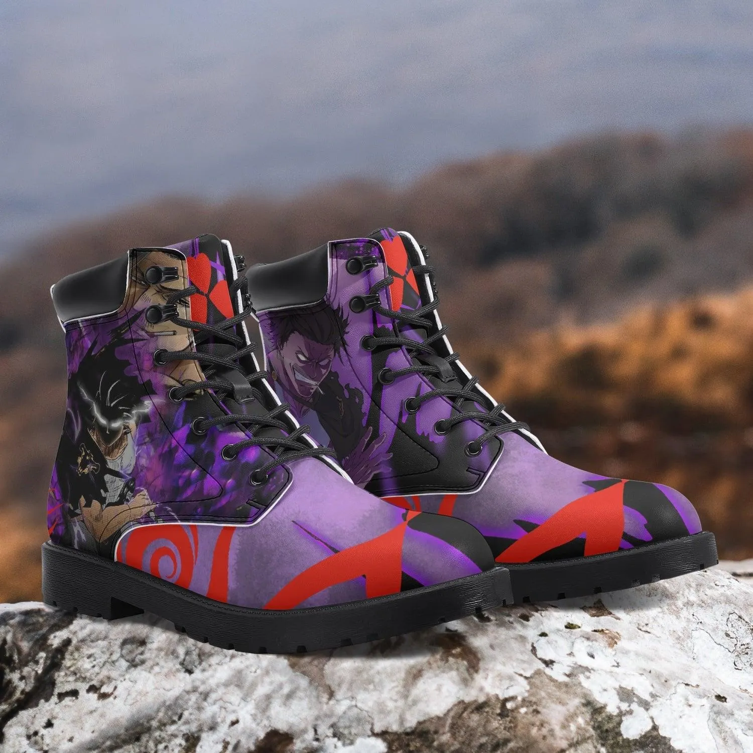 Black Clover Yami Yukehiro All-Season Anime Boots