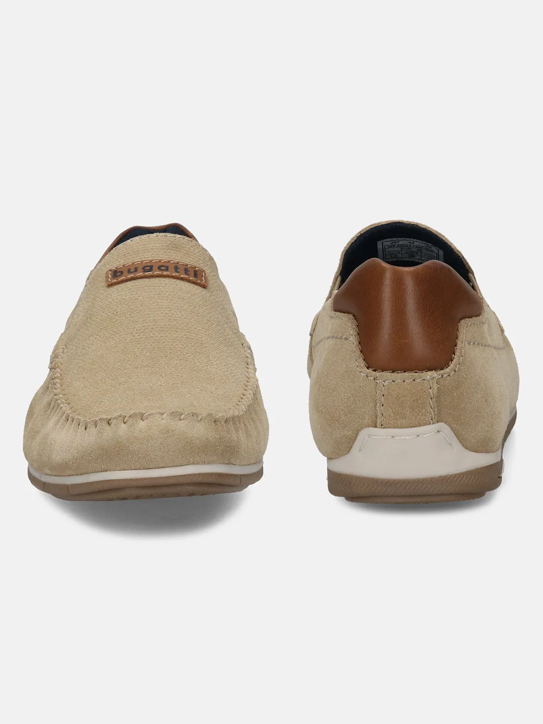bugatti Sand Premium Leather Slip On