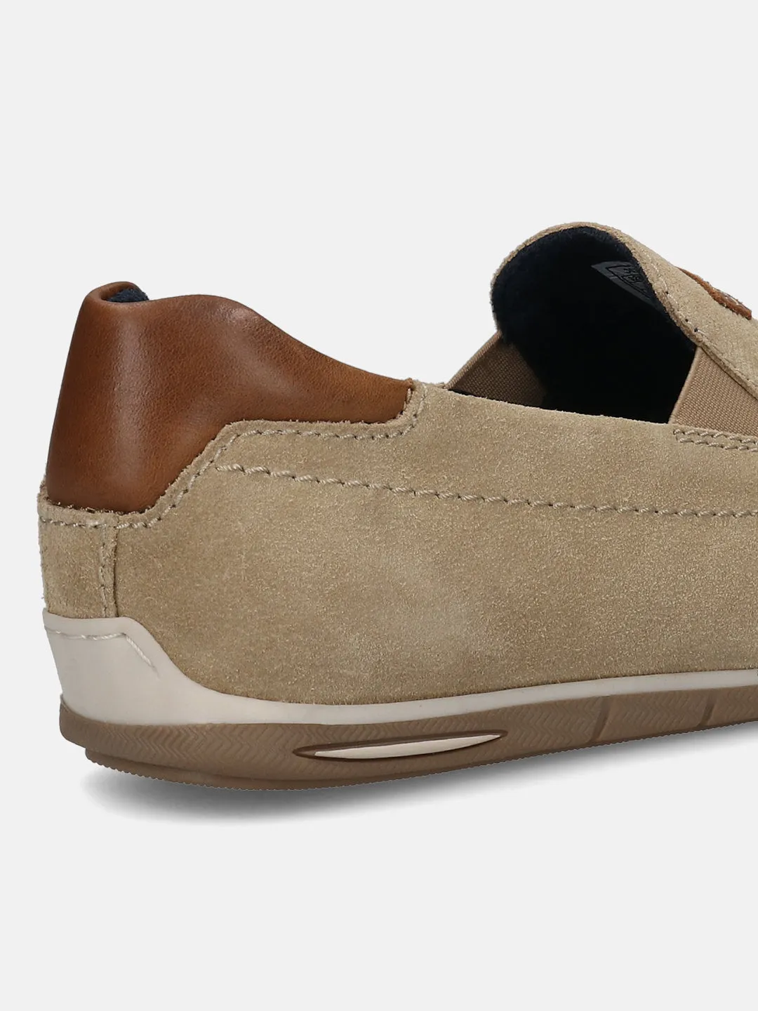bugatti Sand Premium Leather Slip On