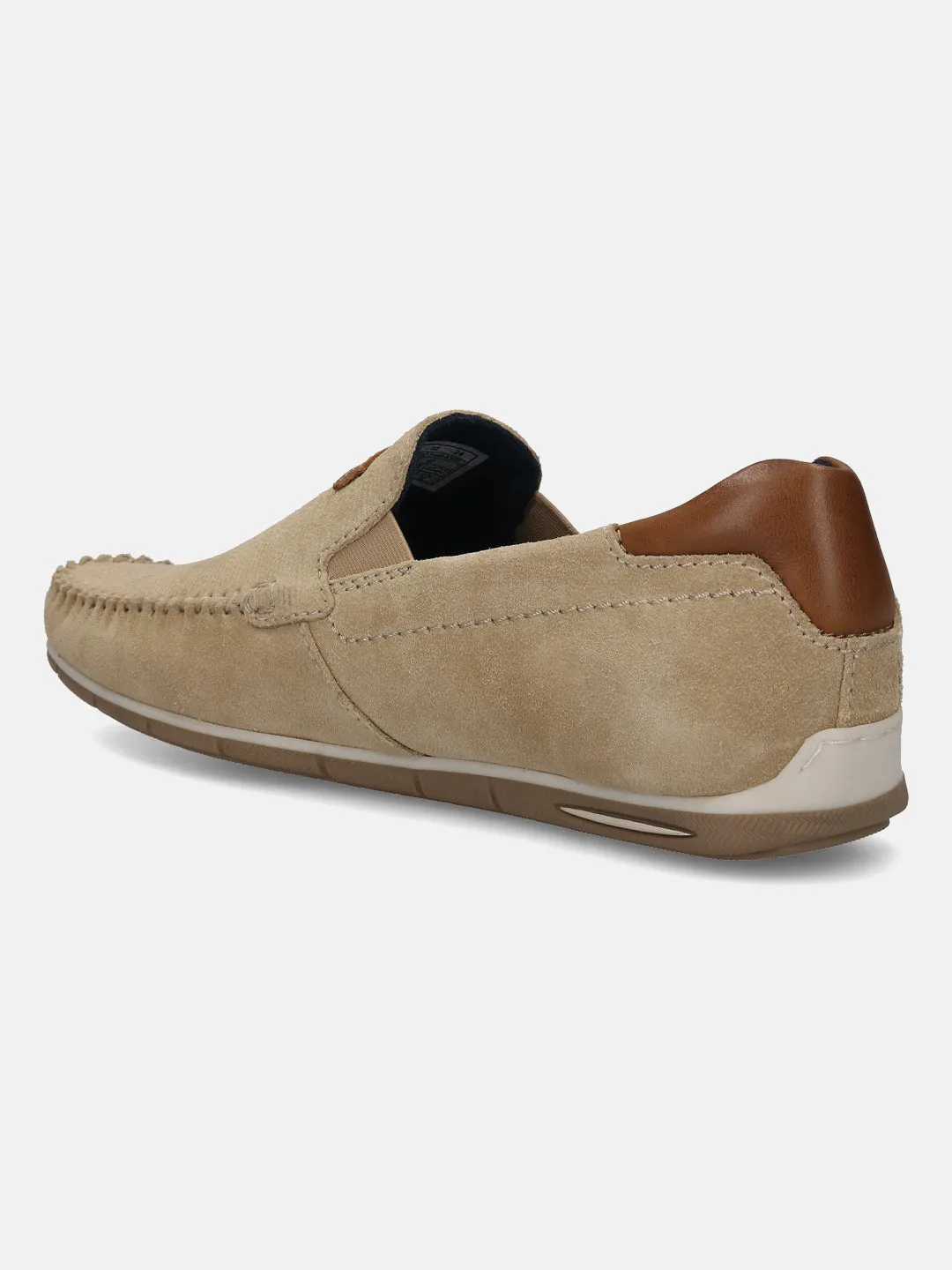 bugatti Sand Premium Leather Slip On