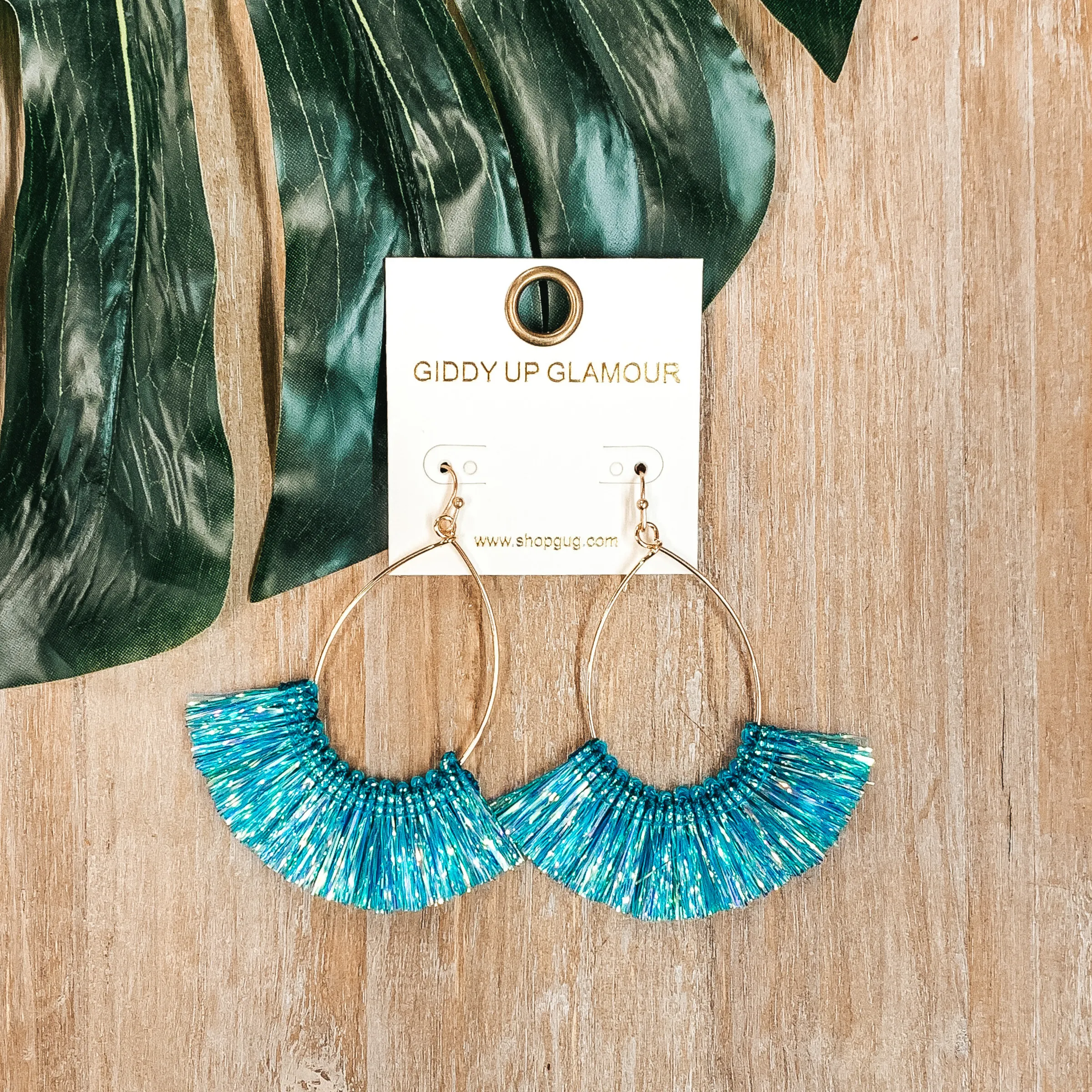 Caribbean Sunrise Earrings in Blue