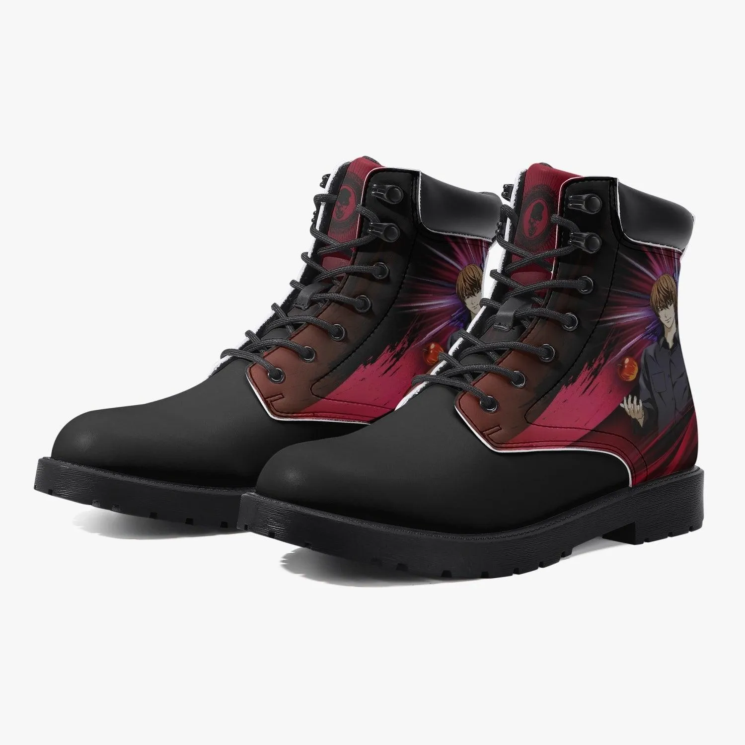 Death Note Light Yagami Apple Boots Anime Shoes