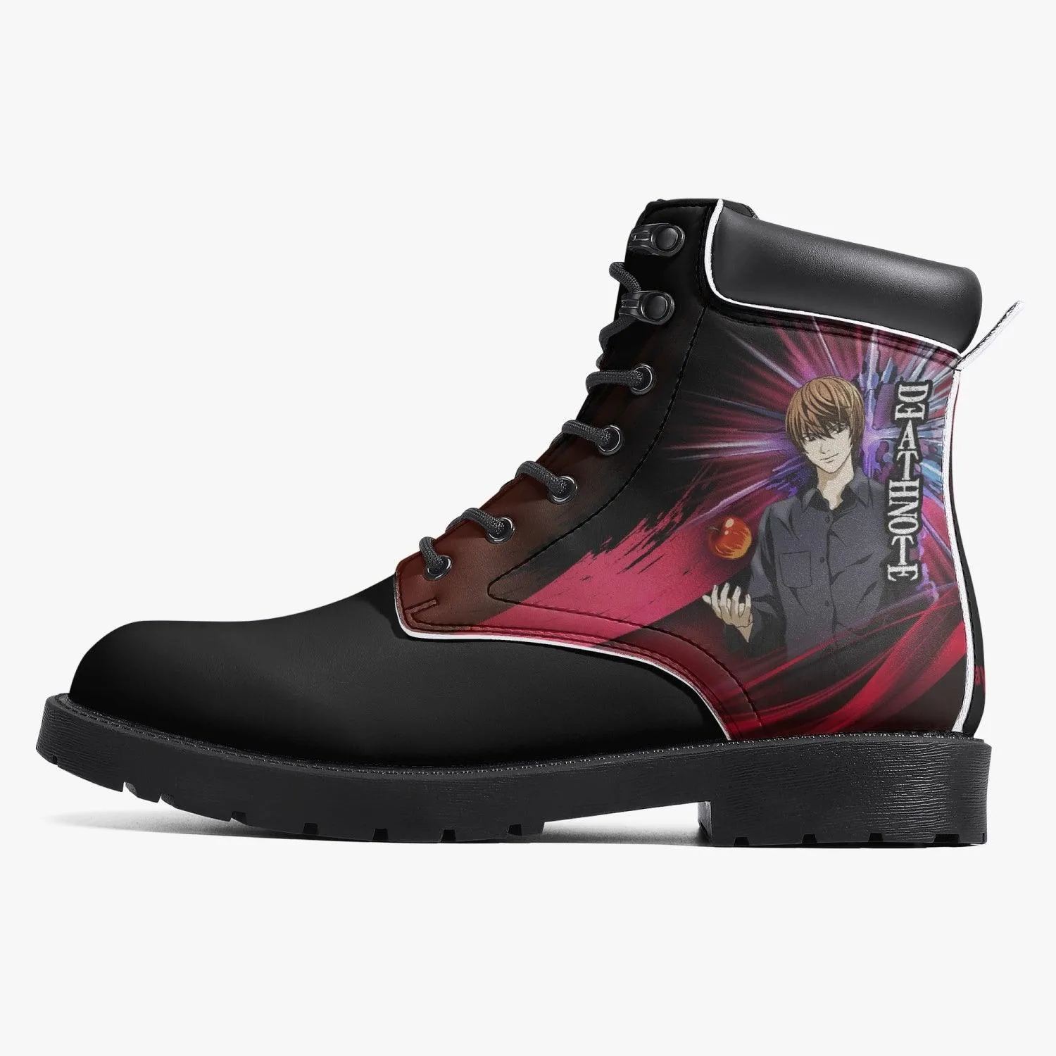Death Note Light Yagami Apple Boots Anime Shoes