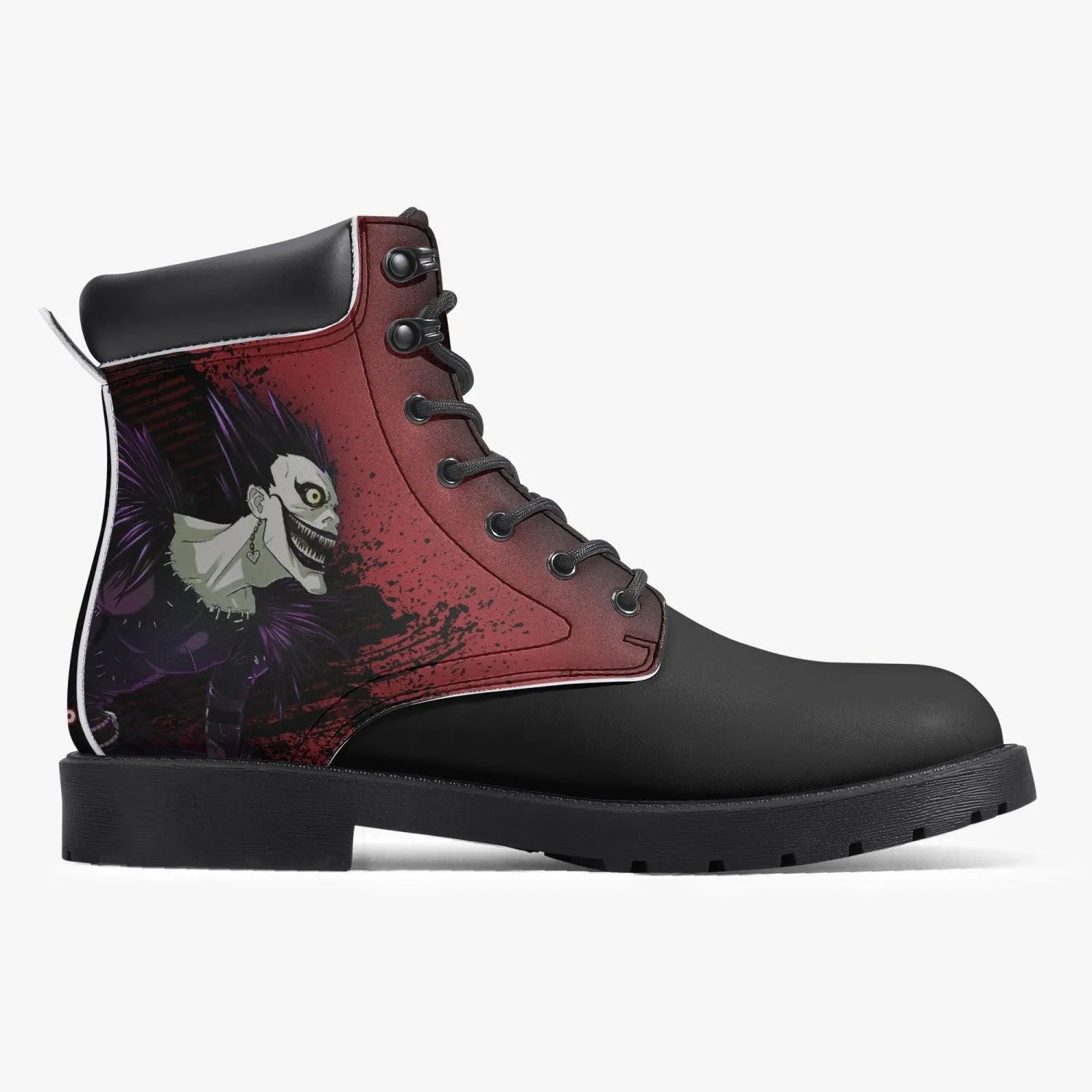Death Note Ryuk Red Black Boots Anime Shoes