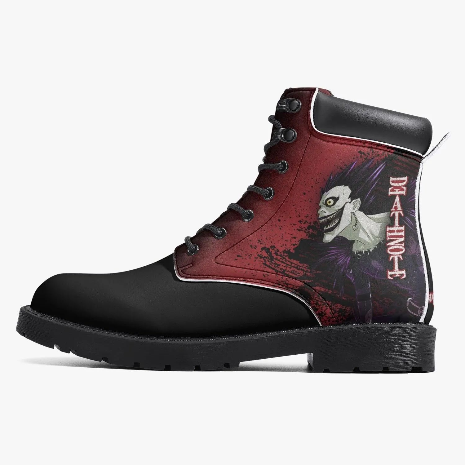 Death Note Ryuk Red Black Boots Anime Shoes