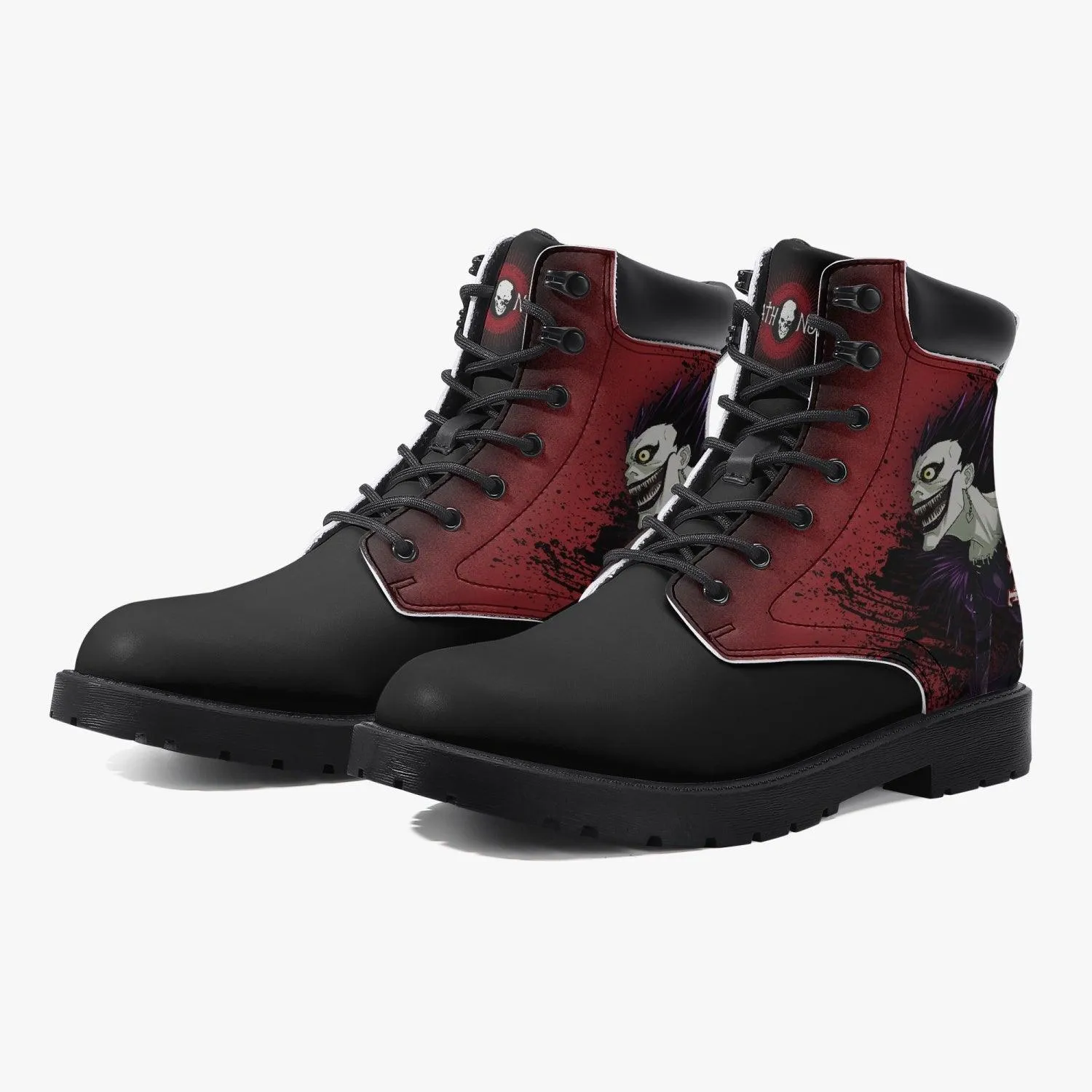 Death Note Ryuk Red Black Boots Anime Shoes