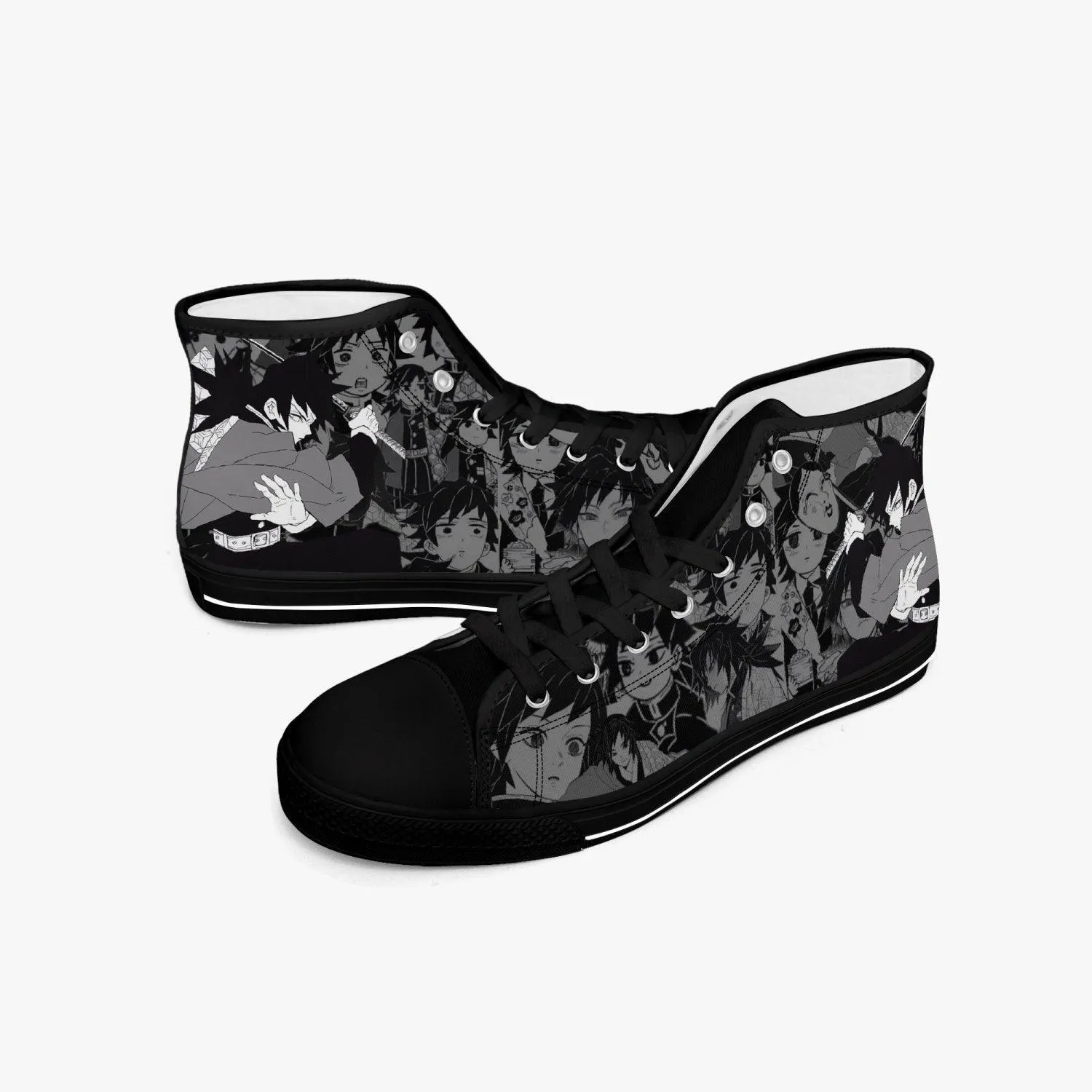 Demon Slayer Giyu Tomioka Manga A-Star Mid Anime Shoes