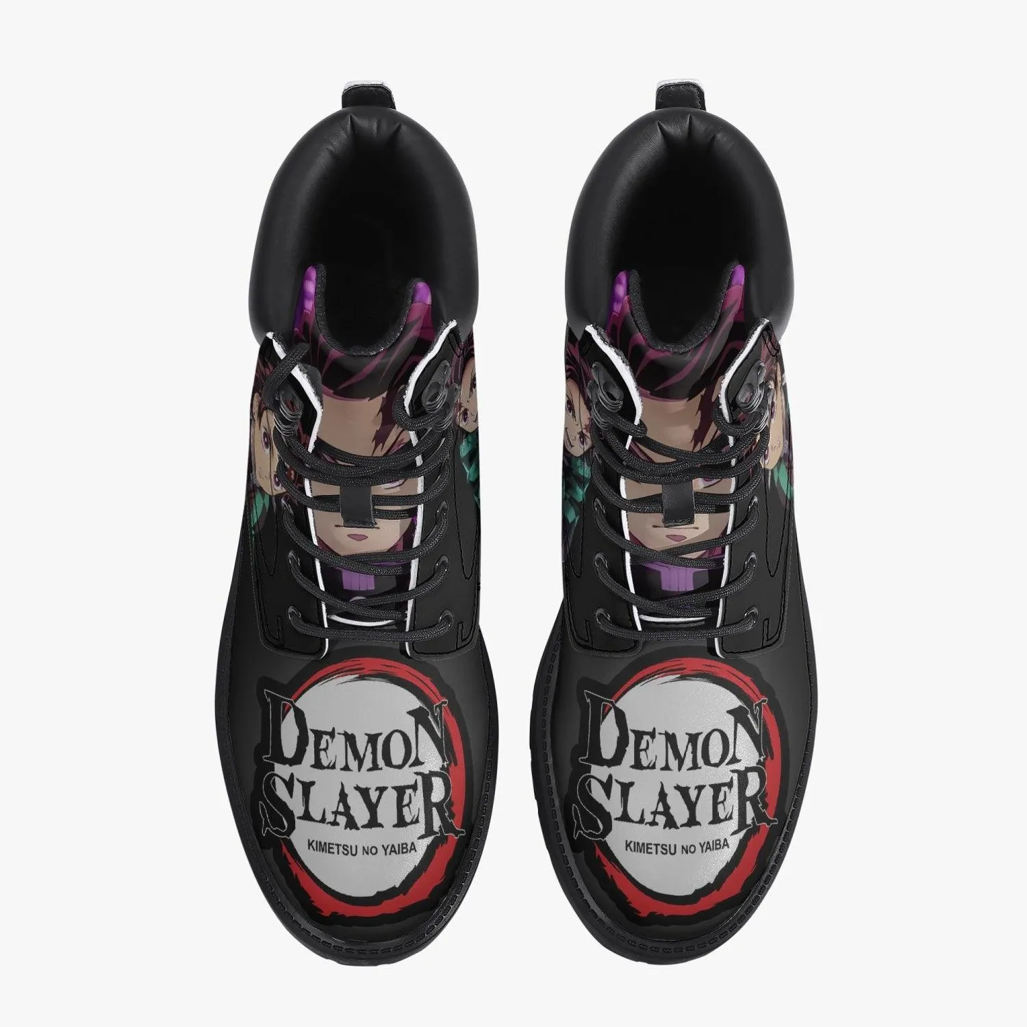 Demon Slayer Tanjiro Kamado Casual Leather Boots Anime Shoes