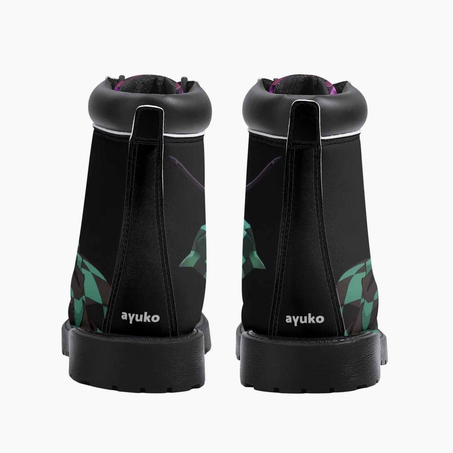 Demon Slayer Tanjiro Kamado Casual Leather Boots Anime Shoes