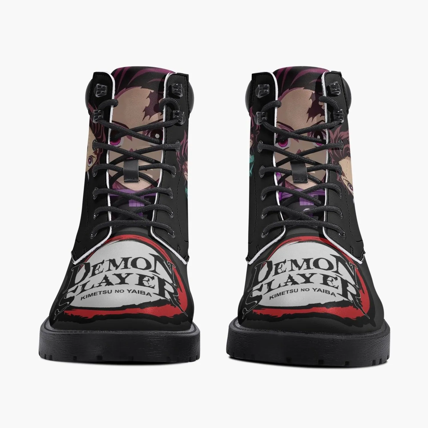 Demon Slayer Tanjiro Kamado Casual Leather Boots Anime Shoes