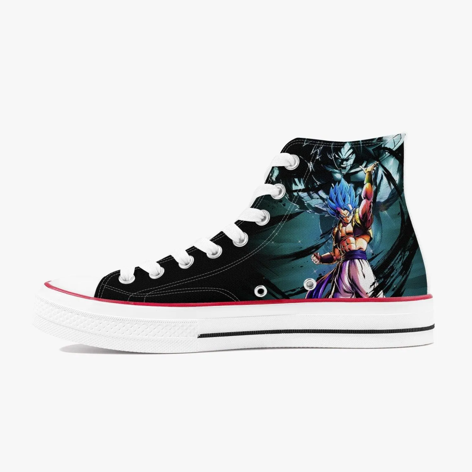 Dragonball Z Gogeta A-Star High White Anime Shoes