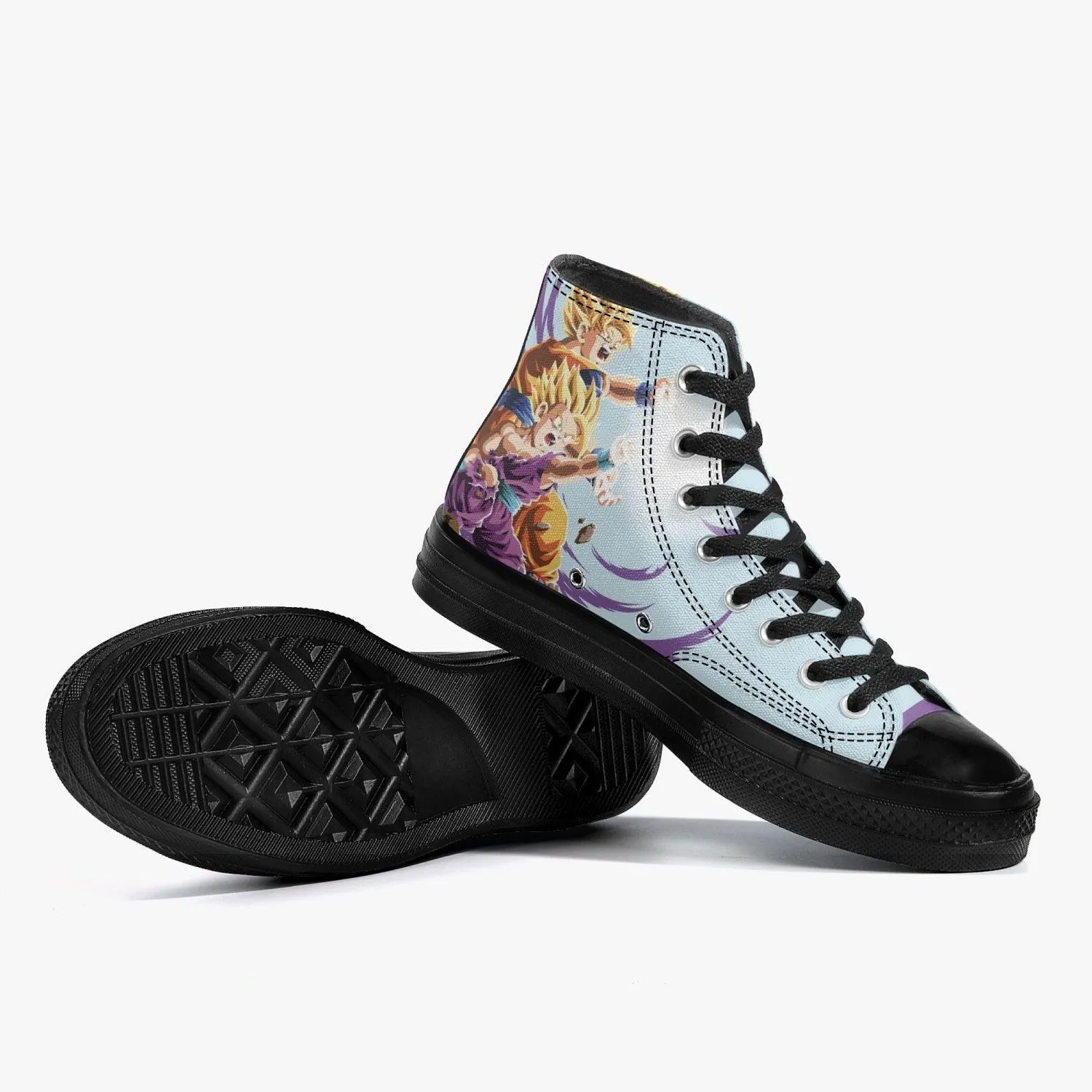 Dragonball Z Goku and Gohan A-Star High Anime Shoes