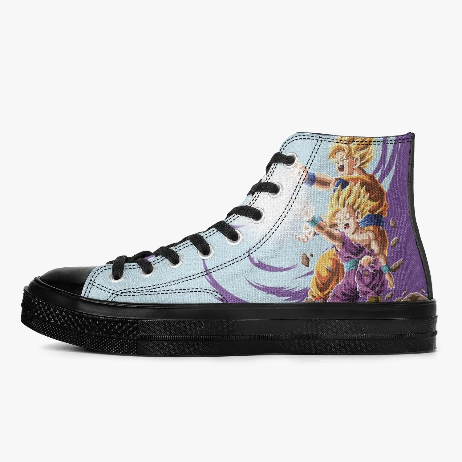Dragonball Z Goku and Gohan A-Star High Anime Shoes