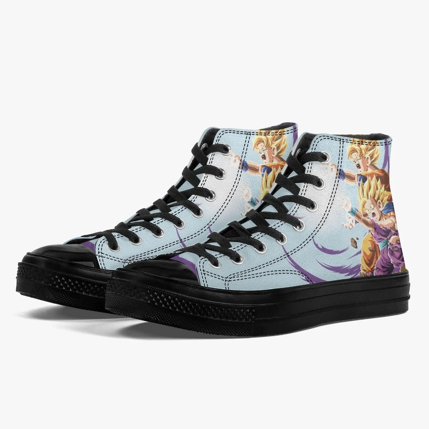 Dragonball Z Goku and Gohan A-Star High Anime Shoes