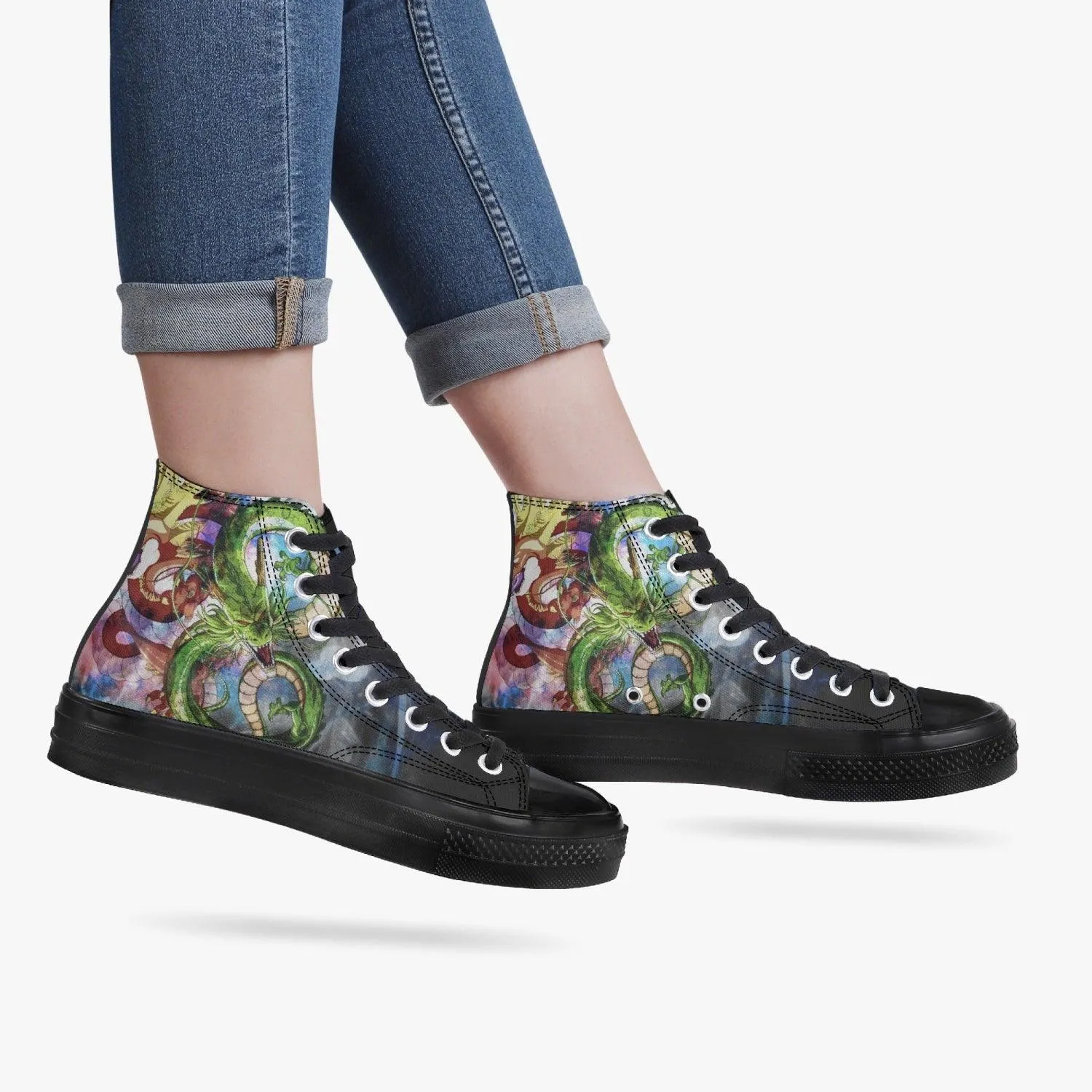 Dragonball Z Shenron A-Star High Anime Shoes