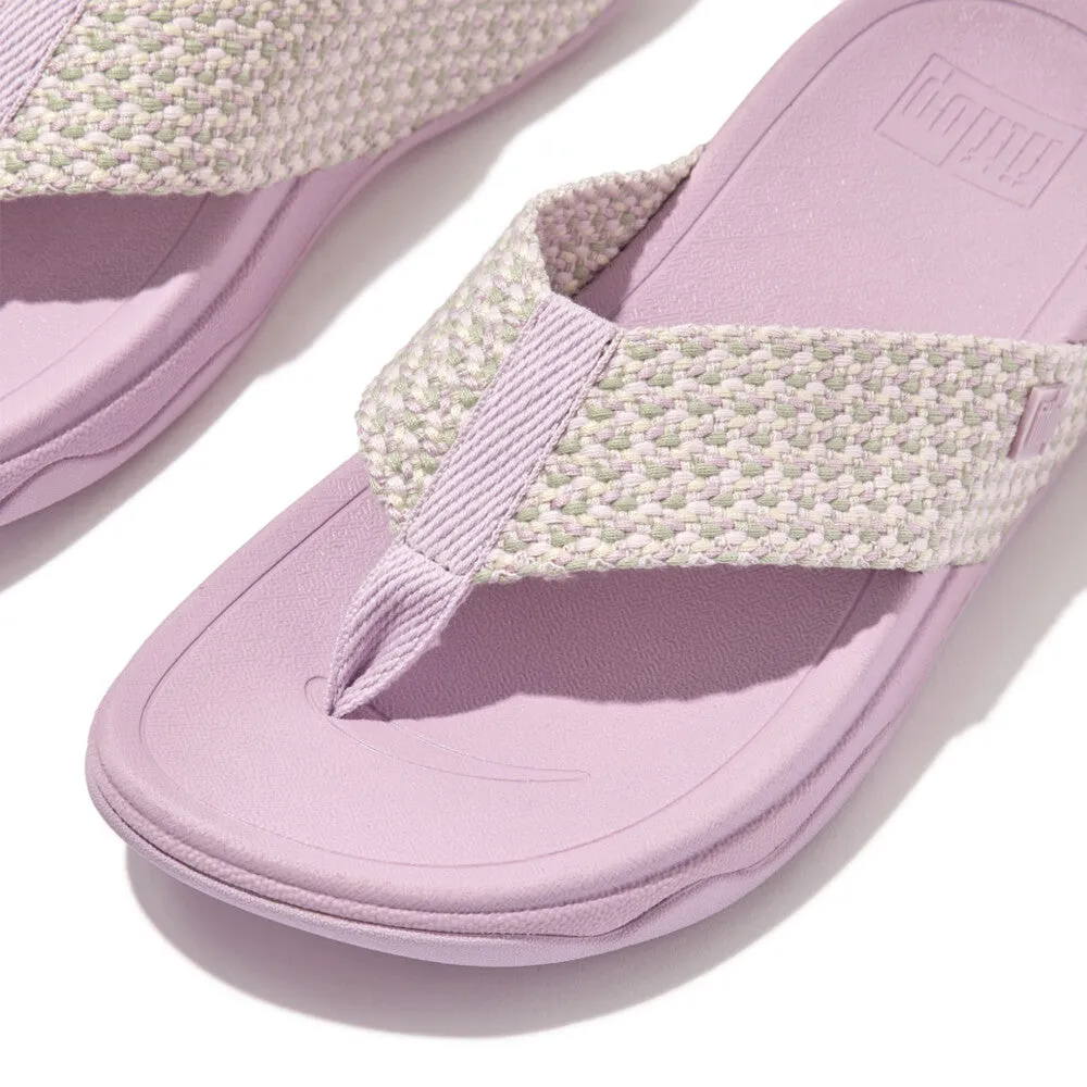 FitFlop Surf Multi-Tone Webbing Toe-Post Sandals Wild Lilac