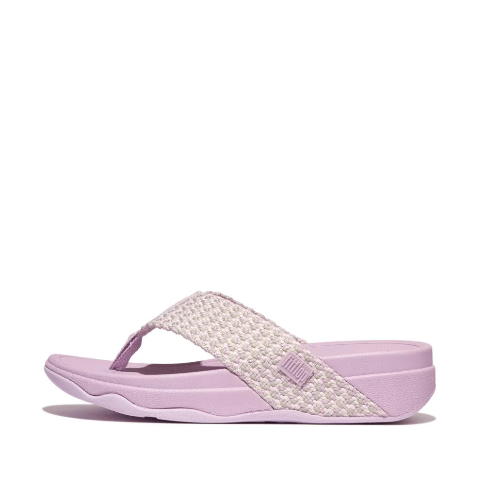 FitFlop Surf Multi-Tone Webbing Toe-Post Sandals Wild Lilac