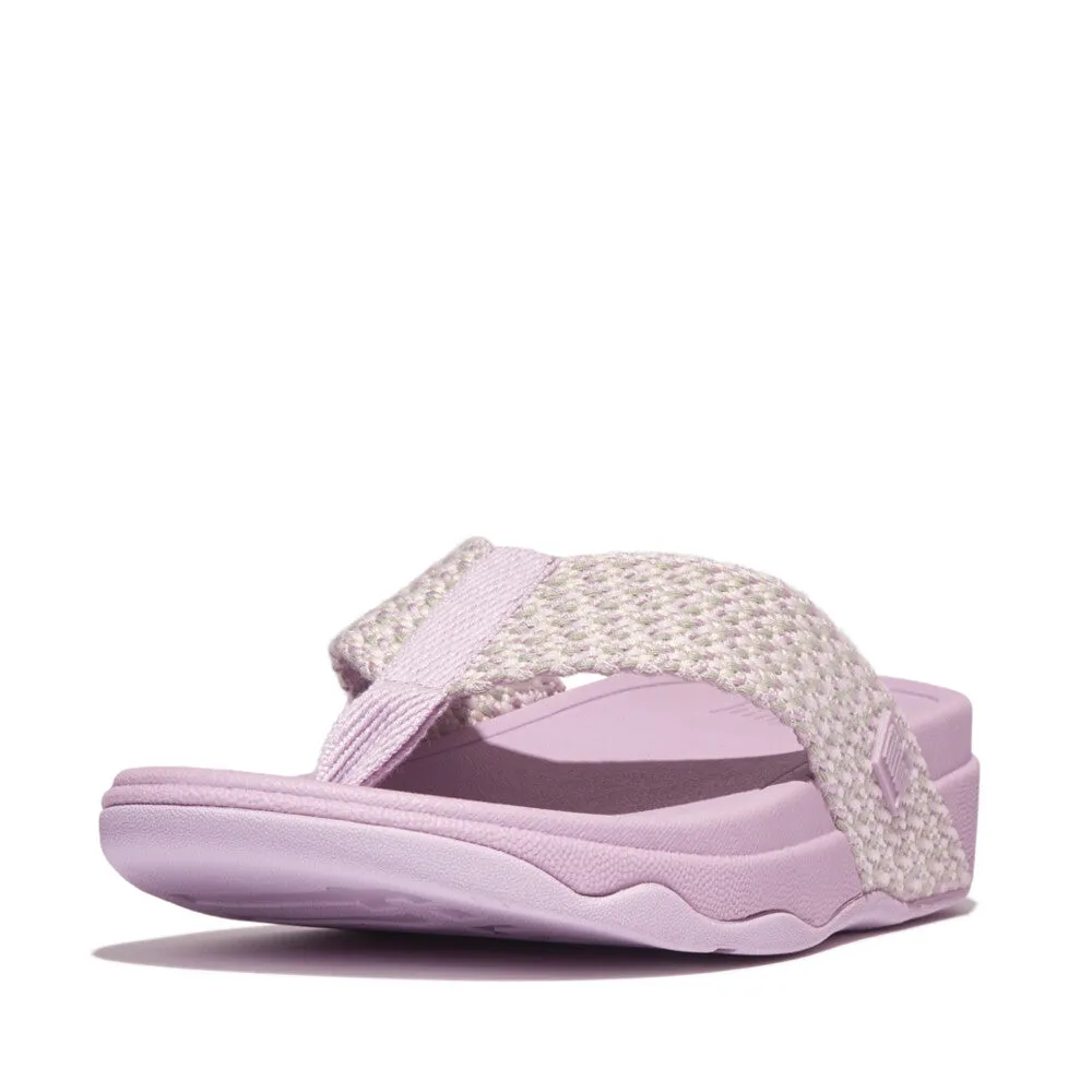 FitFlop Surf Multi-Tone Webbing Toe-Post Sandals Wild Lilac