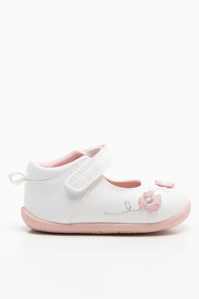 Flower Shoe White