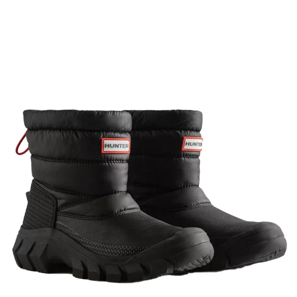Hunter Women's Intrepid Insulated Short Snow Boots in Black