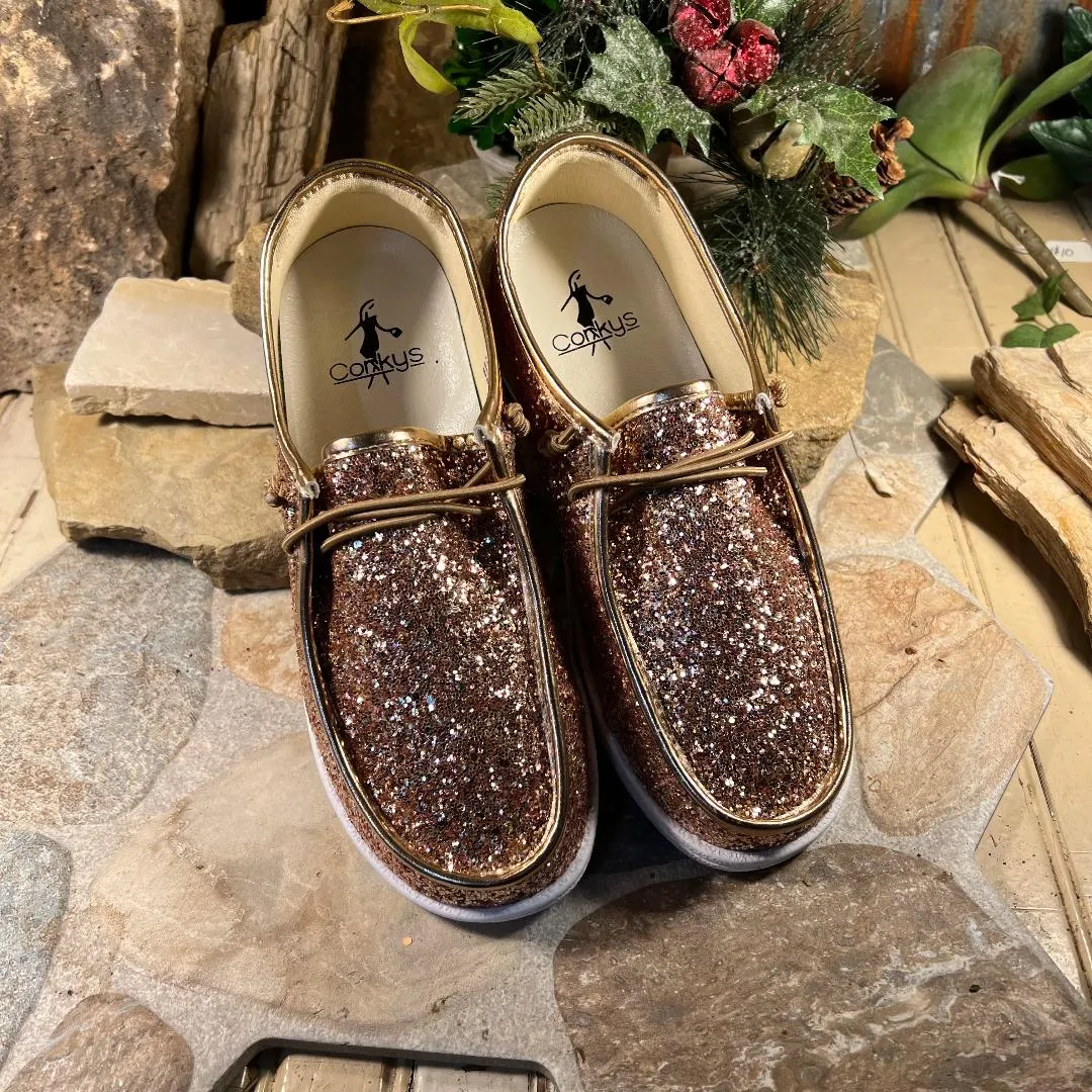 Kayak Rose Gold Slip On Sneaker
