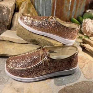 Kayak Rose Gold Slip On Sneaker