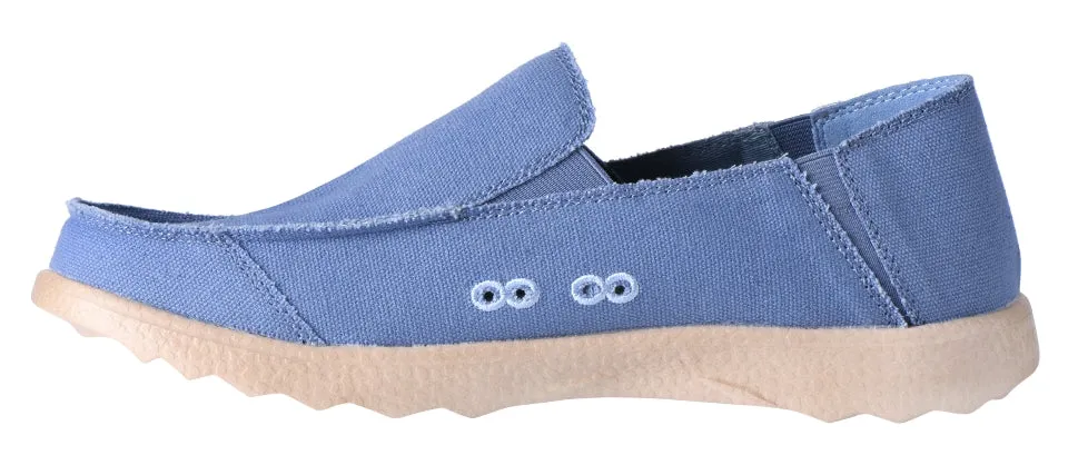 Kickback Mens Couch 2.0 Slip On Canvas Shoes - Mid Blue
