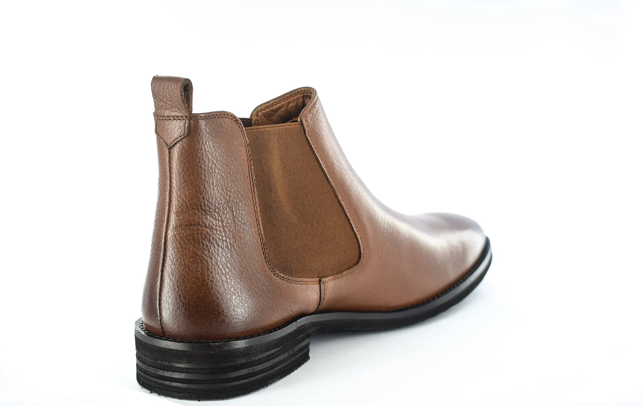 Men's Brown Leather Chelsea Boots
