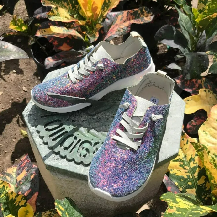 Multi Glitter Mayo Easy Slip on Sneaker