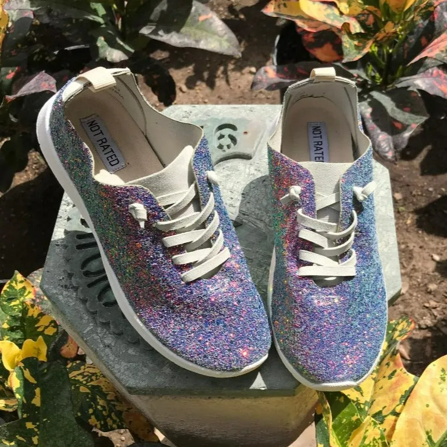 Multi Glitter Mayo Easy Slip on Sneaker