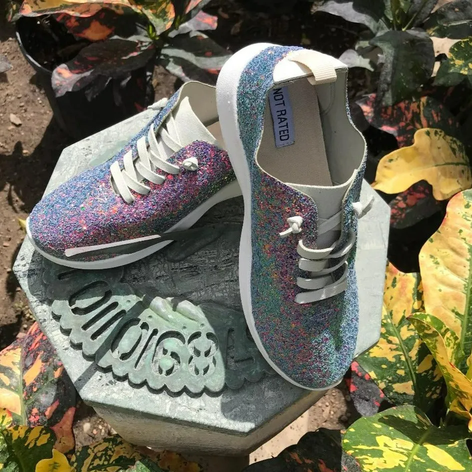 Multi Glitter Mayo Easy Slip on Sneaker