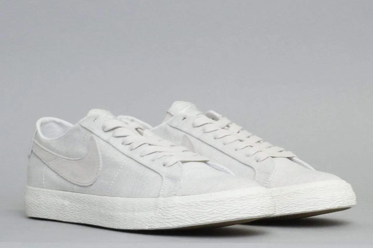 Nike SB Blazer Low Canvas Donconstructed Shoes Phantom / Light Bone