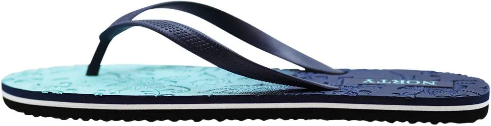 Norty WOMENS 5-10 SANDAL FLIP FLOP BLUE   12103