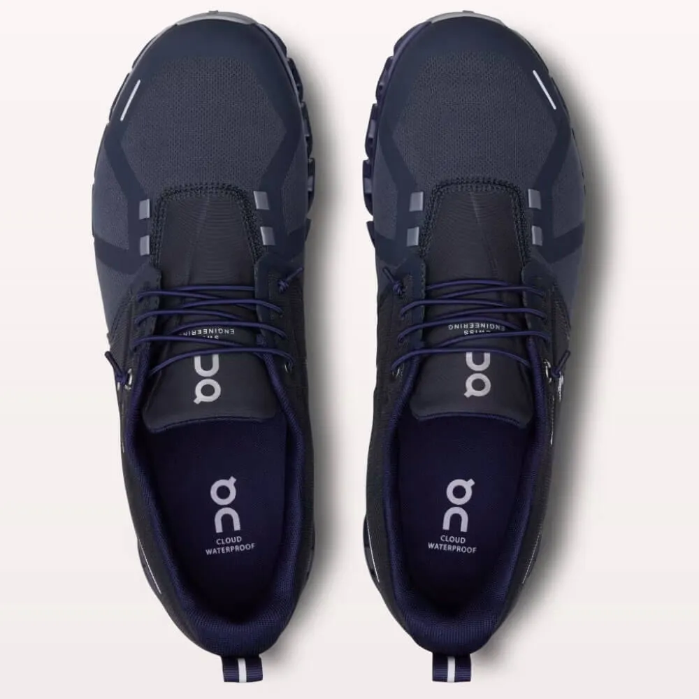 On Men's Cloud 5 Waterproof Shoes - Navy Ink