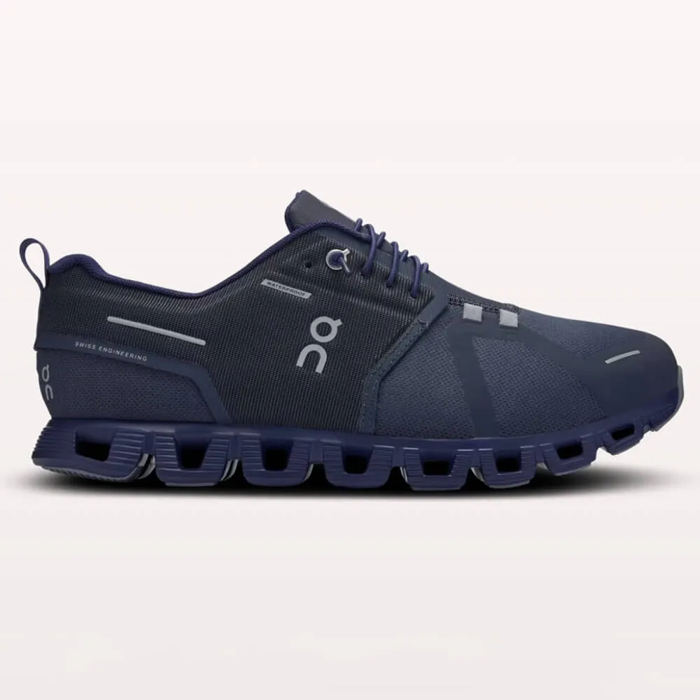 On Men's Cloud 5 Waterproof Shoes - Navy Ink