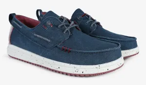 Pitas Mens Byron Canvas Deck Shoes - Marino Navy